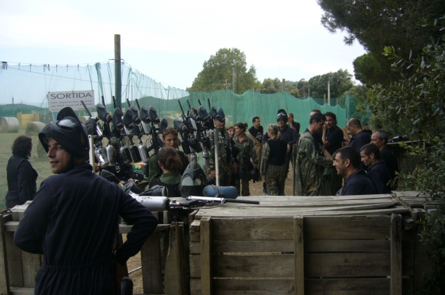  Paintball game with friends